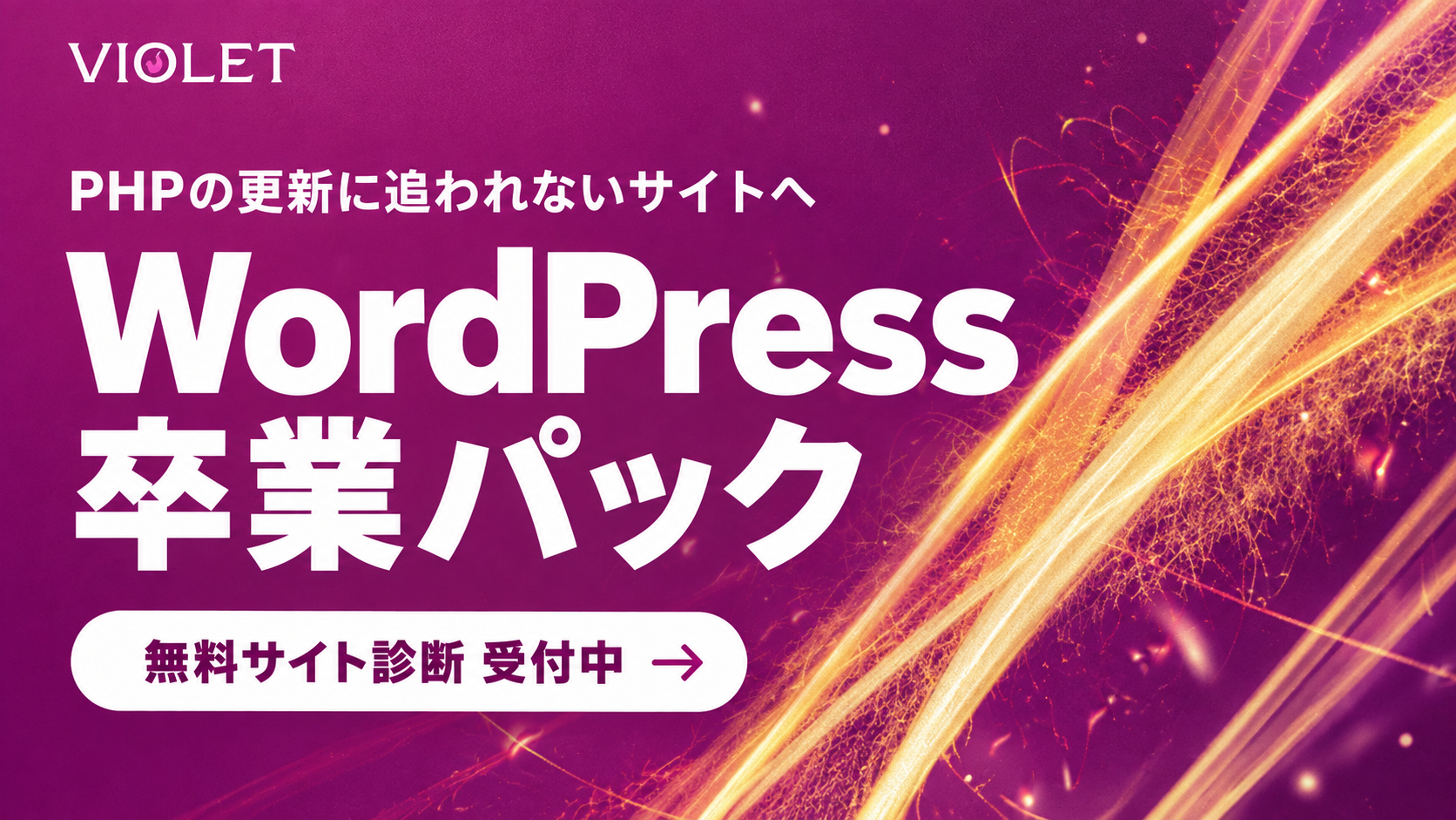 VIOLET、WordPressサイトを静的配信へ移す「WordPress卒業パック」開始　ライト20万円から
